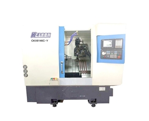 CKX6146C—Y∠45斜床身 (排刀型帶2個端銑3個鍘銑動力頭)車銑復合數(shù)控車床—高配置